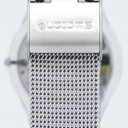 Swatch Skin métal tricot Quartz SFM118M Women Watch
