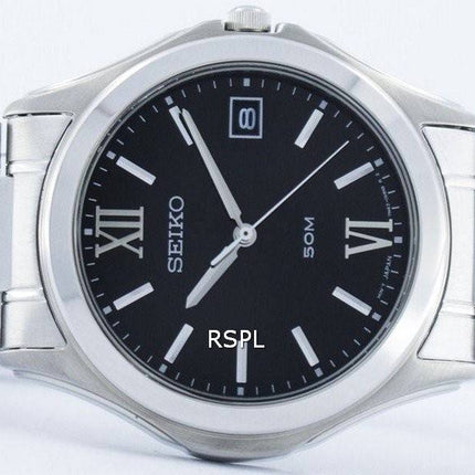 Seiko Quartz Analogique Cadran Noir SGEF21 SGEF21P1 SGEF21P Montre Homme