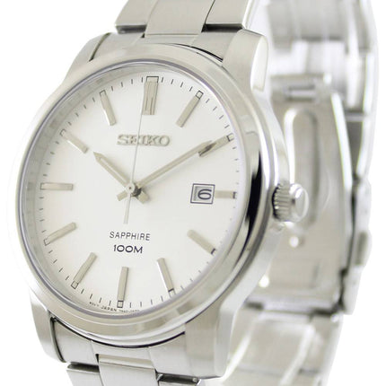 Montre Seiko Quartz saphir cadran blanc SGEH01P1 SGEH01P masculin