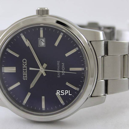 Montre Seiko Quartz cadran bleu saphir SGEH03P1 SGEH03P masculin