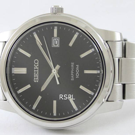 Montre Seiko Quartz cadran noir saphir SGEH05P1 SGEH05P masculin