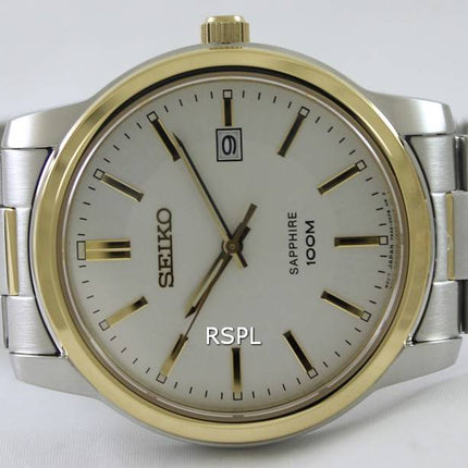 Seiko Quartz cadran argent saphir SGEH06P1 SGEH06P