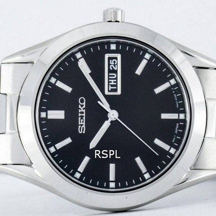 Montre Seiko Quartz cadran noir SGGA25P1 SGGA25 SGGA25P homme