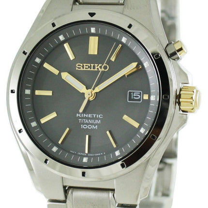 La montre de Seiko Kinetic titane SKA495P1 SKA495P SKA495 hommes