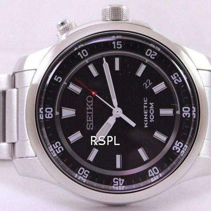 Montre homme Seiko Neo Sports Kinetic 100M Cadran Noir SKA685 SKA685P1 SKA685P reconditionnée