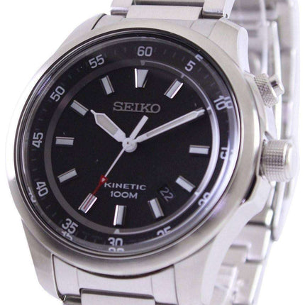 Montre homme Seiko Neo Sports Kinetic 100M Cadran Noir SKA685 SKA685P1 SKA685P reconditionnée