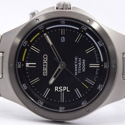 Montre Seiko Kinetic titane puissance réserve SKA715P1 SKA715P SKA715 hommes