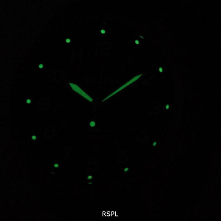 Montre Seiko Kinetic cadran vert militaire 100M SKA725P1 SKA725P hommes