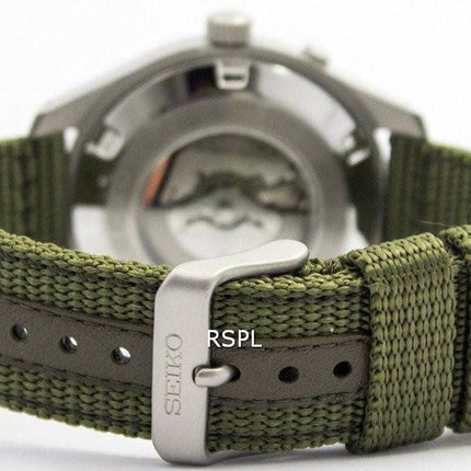 Montre Seiko Kinetic cadran vert militaire 100M SKA725P1 SKA725P hommes