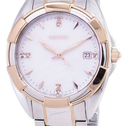 Seiko Quartz diamant Accents Watch SKK888 SKK888P1 SKK888P féminin