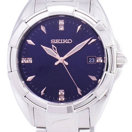 Seiko Quartz diamant Accents Watch SKK889 SKK889P1 SKK889P féminin