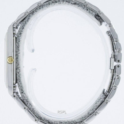 Montre Seiko Quartz rectangulaire élégant SKP359 analogiques SKP359P1 SKP359P hommes