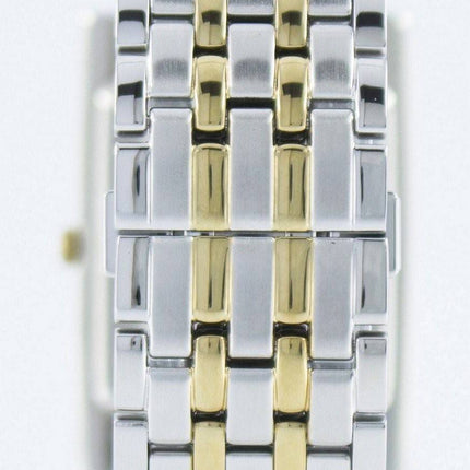 Montre Seiko Quartz rectangulaire élégant SKP359 analogiques SKP359P1 SKP359P hommes