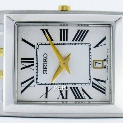 Montre Seiko Quartz rectangulaire élégant SKP359 analogiques SKP359P1 SKP359P hommes