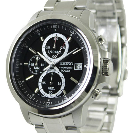 Seiko chronographe Quartz cadran noir SKS445P1 SKS445P SKS445