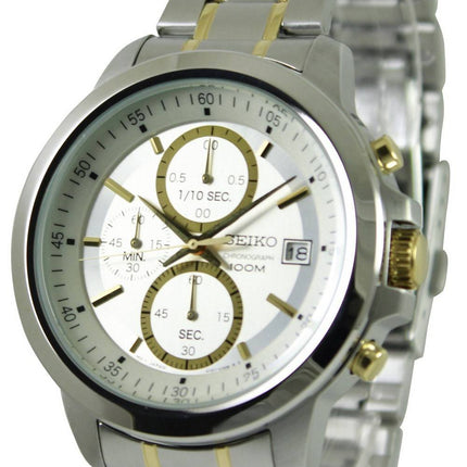 Seiko chronographe Quartz deux ton SKS447P1 SKS447P SKS447