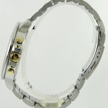 Seiko chronographe Quartz deux ton SKS447P1 SKS447P SKS447