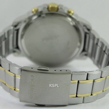 Seiko chronographe Quartz deux ton SKS447P1 SKS447P SKS447