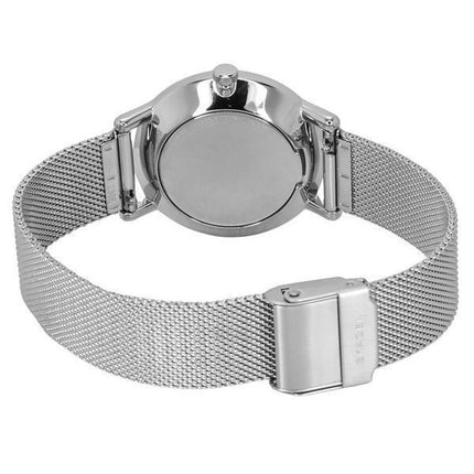 Montre pour femme Skagen Kuppel Lille en acier inoxydable avec cadran blanc et quartz SKW3100
