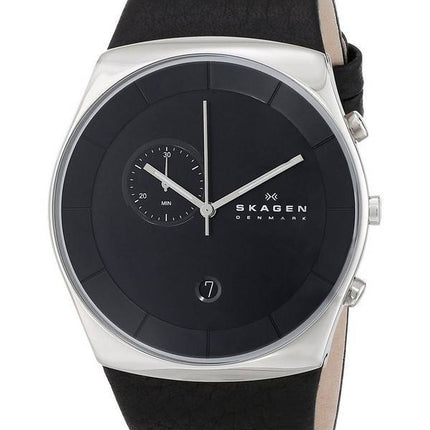Skagen Havene Chronographe Quartz cadran noir SKW6070 montre homme