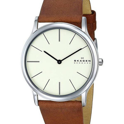 Skagen Theodor Quartz en acier inoxydable cadran Beige SKW6083 montre homme