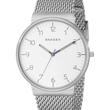 Montre Skagen Ancher Quartz cadran argenté SKW6163 masculin