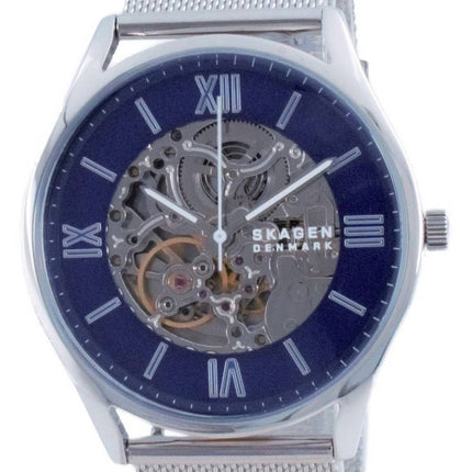 Montre homme Skagen Holst squelette en acier inoxydable automatique SKW6733