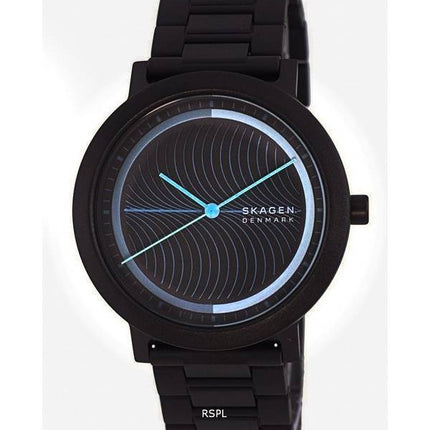 Skagen Aaren Tide Ocean Material Cadran noir Quartz SKW6769 Montre pour homme