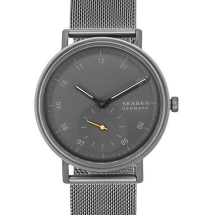 Montre pour homme Skagen Kuppel en acier inoxydable avec cadran gris et quartz SKW6891
