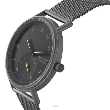 Montre pour homme Skagen Kuppel en acier inoxydable avec cadran gris et quartz SKW6891