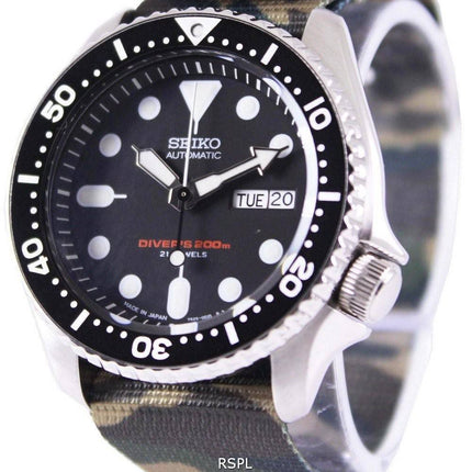 Montre 200M armée OTAN Strap SKX007J1-NATO5 masculin automatique Seiko Diver