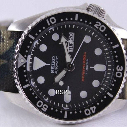 Montre 200M armée OTAN Strap SKX007J1-NATO5 masculin automatique Seiko Diver