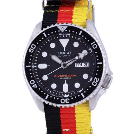 Montre pour homme Seiko Automatic Diver's Japan Made Polyester SKX007J1-var-NATO26 200M