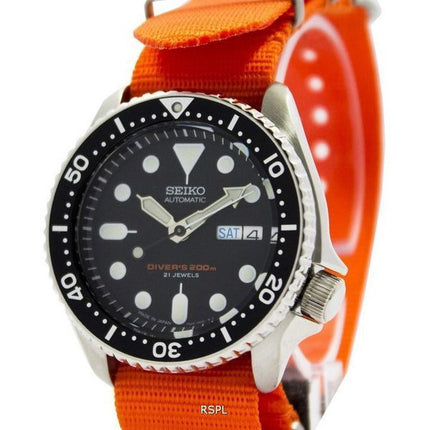 Montre 200M NATO bracelet SKX007J1-NATO7 hommes automatique Seiko Diver