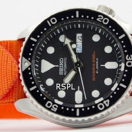 Montre 200M NATO bracelet SKX007J1-NATO7 hommes automatique Seiko Diver
