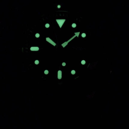 Montre 200M en cuir bleu foncé sangle masculine automatique Seiko SKX007K1-LS13 Diver