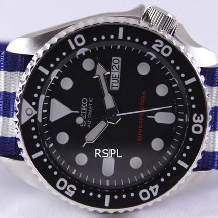 Montre 200M NATO bracelet SKX007K1-NATO2 masculin automatique Seiko Diver