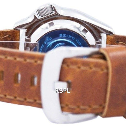 Montre 200M Ratio cuir marron SKX007K1-LS9 masculine automatique Seiko Diver