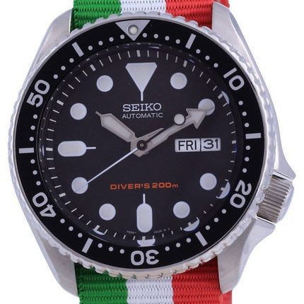 Montre Seiko Automatic Diver',s Polyester SKX007K1-var-NATO23 200M pour homme