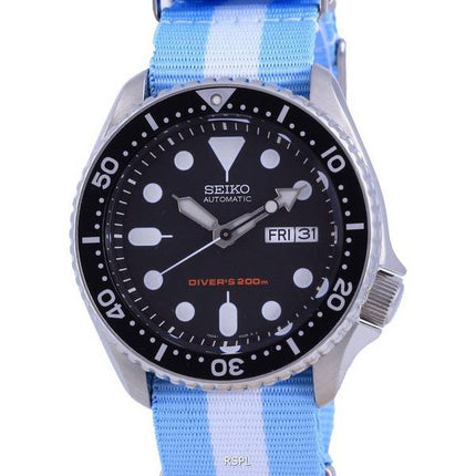 Montre Seiko Automatic Diver's Polyester SKX007K1-var-NATO24 200M pour homme