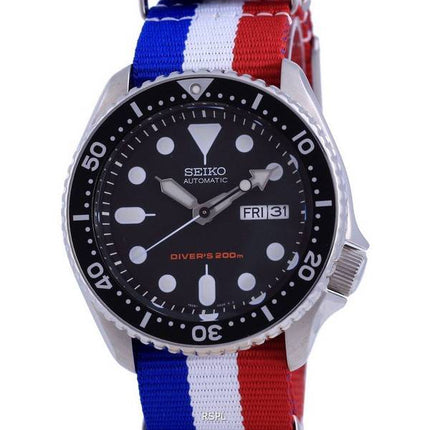 Montre Seiko Automatic Diver's Polyester SKX007K1-var-NATO25 200M pour homme