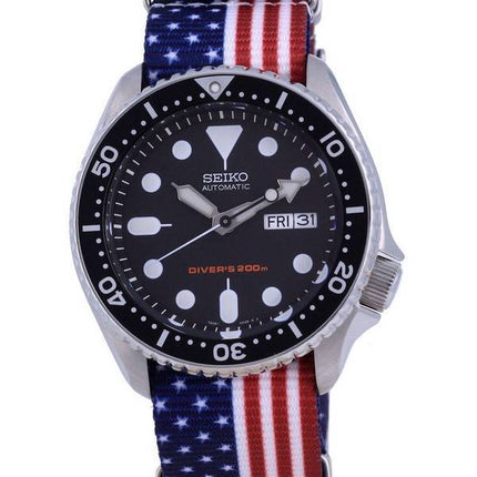 Montre Seiko Automatic Diver's Polyester SKX007K1-var-NATO27 200M pour homme