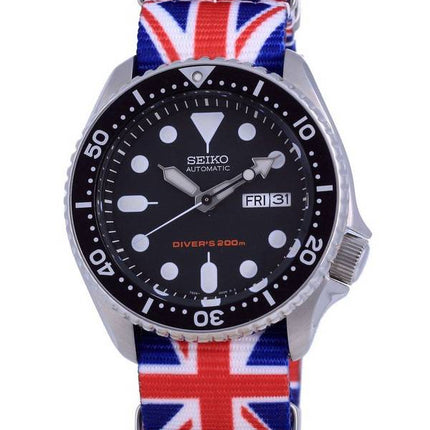 Montre Seiko Automatic Diver's Polyester SKX007K1-var-NATO28 200M pour homme