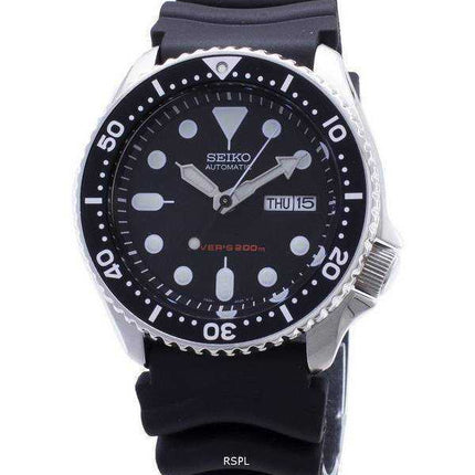Montre homme Seiko Automatic Diver SKX007 SKX007K1 SKX007K à bracelet en caoutchouc, reconditionnée
