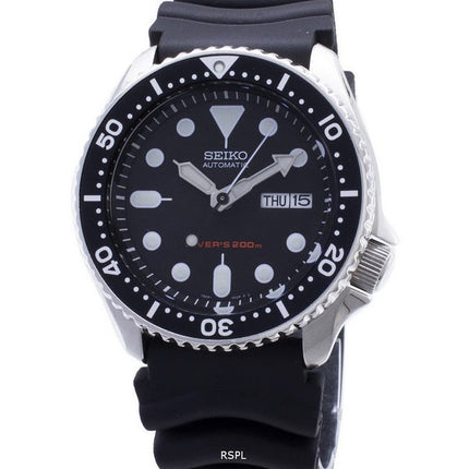 Montre homme Seiko Automatic Diver SKX007 SKX007K1 SKX007K à bracelet en caoutchouc, reconditionnée