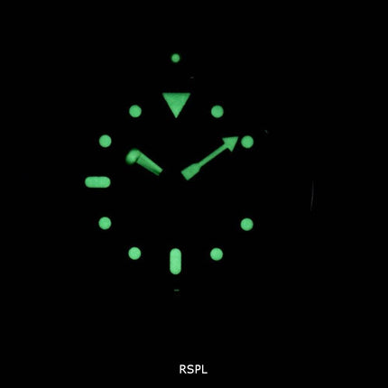 Watch Ratio en cuir noir SKX009J1-LS6 200M hommes Seiko automatique montre de plongée