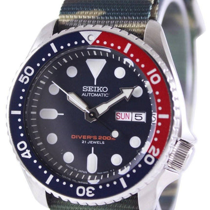 Montre 200M armée OTAN Strap SKX009J1-NATO5 masculin automatique Seiko Diver