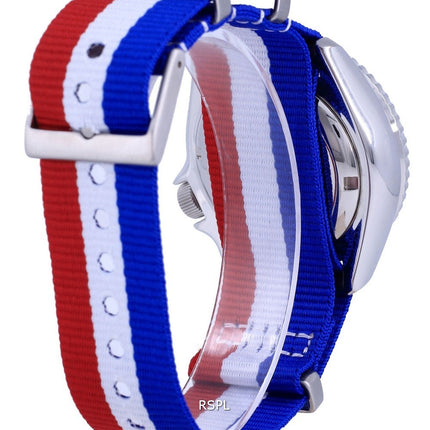 Montre pour homme Seiko Automatic Diver en polyester fabriquée au Japon SKX009J1-var-NATO25 200M