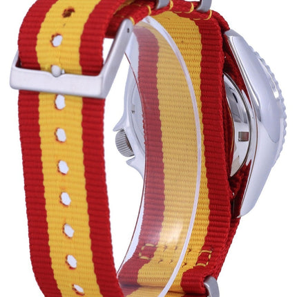 Montre pour homme Seiko Automatic Diver en polyester fabriquée au Japon SKX009J1-var-NATO29 200M