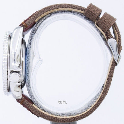 Montre toile sangle SKX009J1-NS1 200M hommes d'automatique Seiko Diver